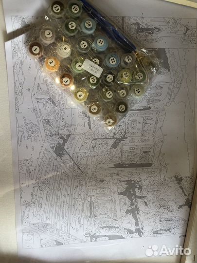 Картина по номерам новая