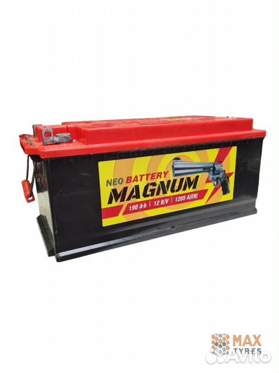 Magnum Аккумулятор 6ст - 190 (Magnum) (отеч.авто) болт