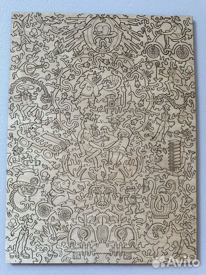 Деревянные пазлы Joodle 280 деталей 28х37 см, США