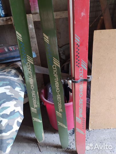 Лыжи беговые СССР Такмак