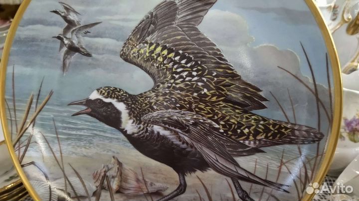 Тарелка Золотист. Ржанка franklin porcelain Лимож