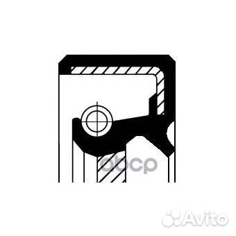 Сальник коленчатого вала 19036716b Corteco