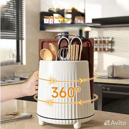 Вращающаяся подставка для ножей новая