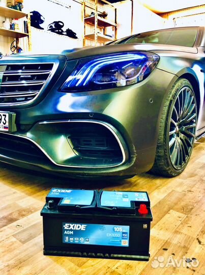 Купить аккумулятор на Mercedes S500 w222 с установ