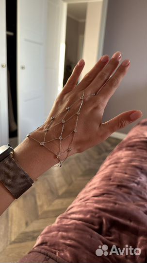 Слейв браслет серебро