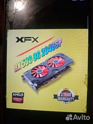 Игровой компьютер RX 580 8GB+4ядра +4-DDR2 + объявление продам