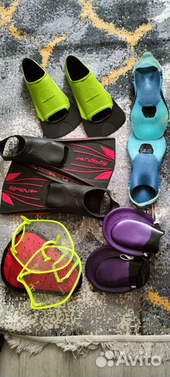 Шапки, Очки, Плавки, Ласты для плавания