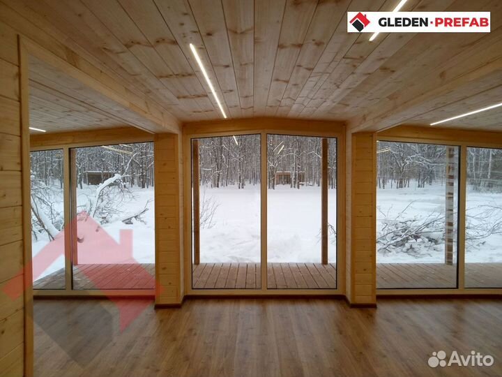 Готовый модульный дом 68 м2 с отделкой