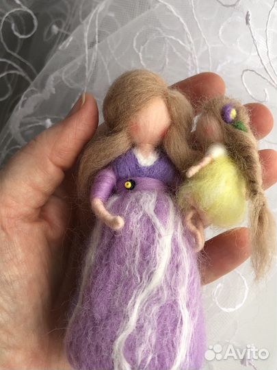 Кукла из шерсти