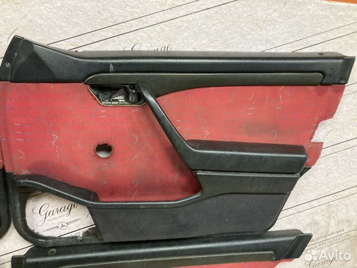 Дверные карты Mercedes w202