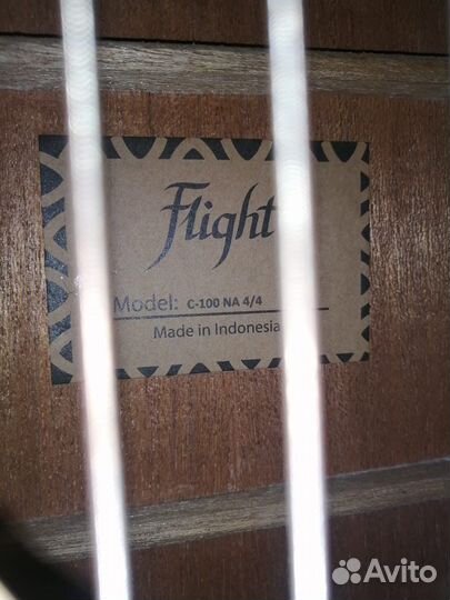 Классическая гитара flight c 100 na 4/4