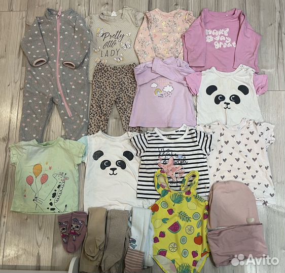 Детская одежда вещи пакетом на девочку