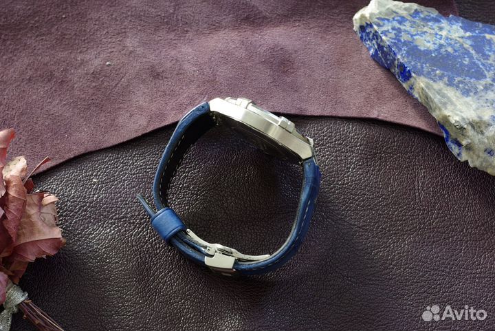 Ремешок на Maurice Lacroix. Кожа крокодила. Handma