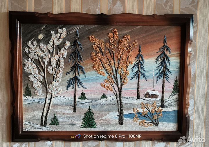 Картина из каменной крошки