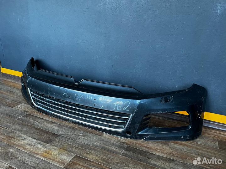 Бампер передний на volkswagen tiguan