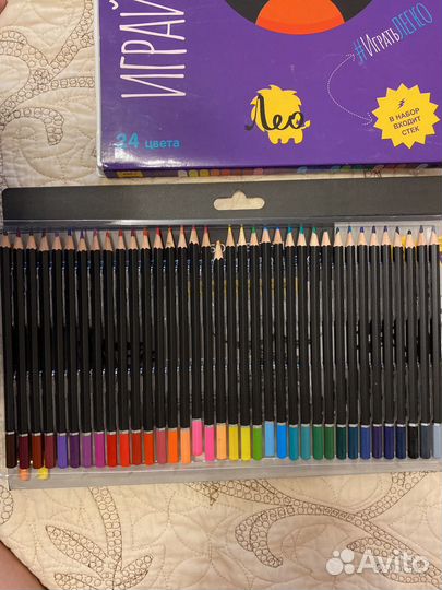 Карандаши, ручки, пластилин