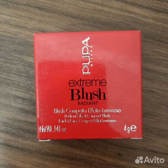 Румяна Pupa extreme компактные сияющие 030