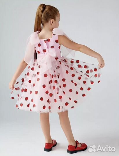 Нарядное платье для девочки размер 98