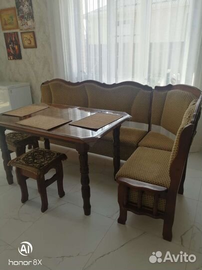 Кухонный гарнитур массив бу угловой