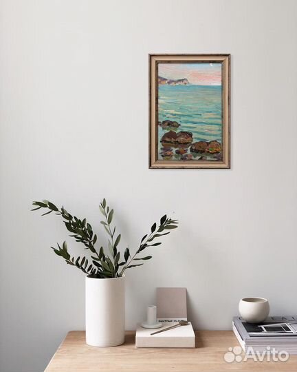 Картина маслом морской пейзаж