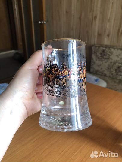 Кружки пивные стеклянные Германия