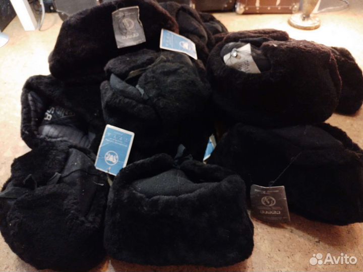 Шапка ушанка мужская вмф овчина натуральная