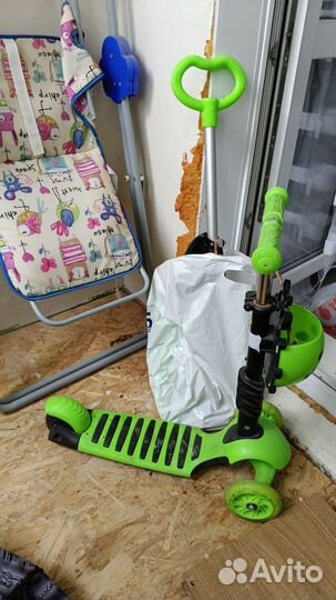 Самокат беговел 2 в 1