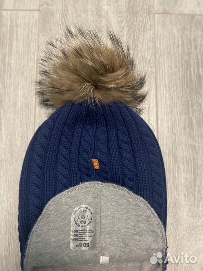 Шапка шлем для мальчика nels silver spoon