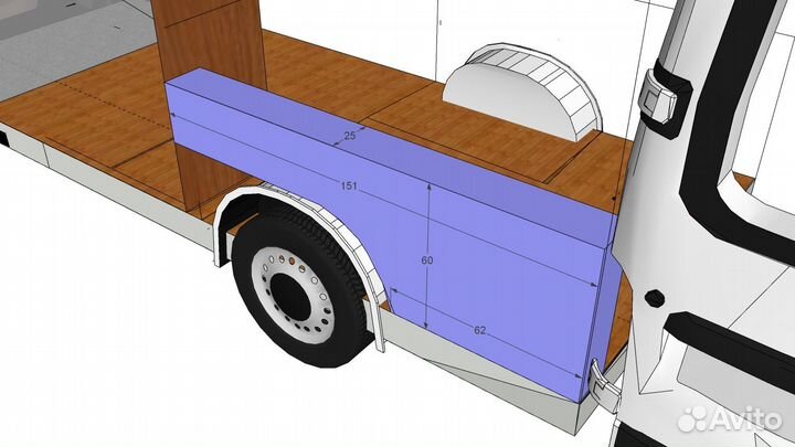 Fiat ducato бак чистой воды