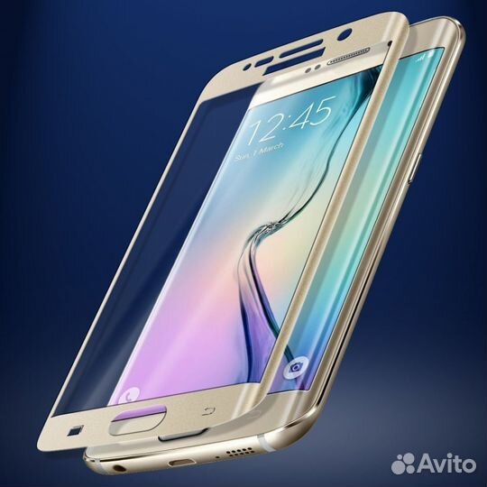 Защитное стекло Full Cover samsung Galaxy S6 Edge