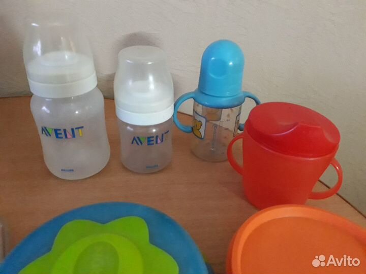 Бутылочки, поильники и другое