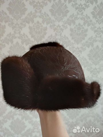 Женская шапка из норки