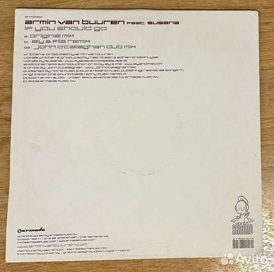 Armin van Buuren - If You Should Go LP