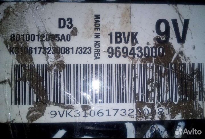 Блок эбу на daewoo matiz