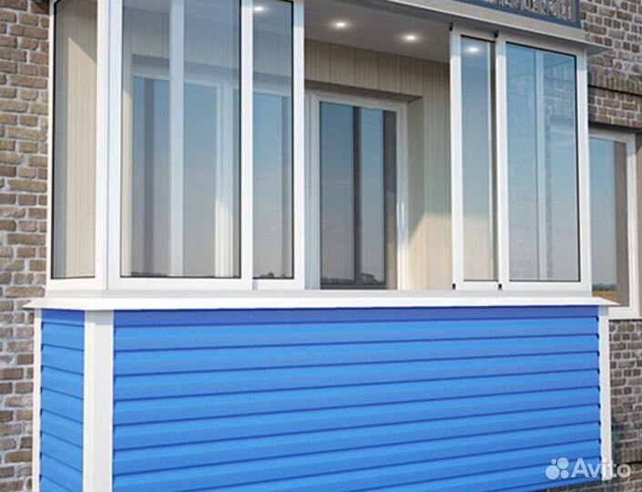 Балконы под ключ