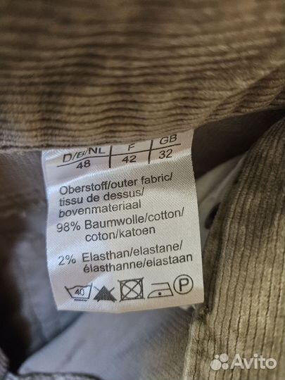 Вельветовые брюки