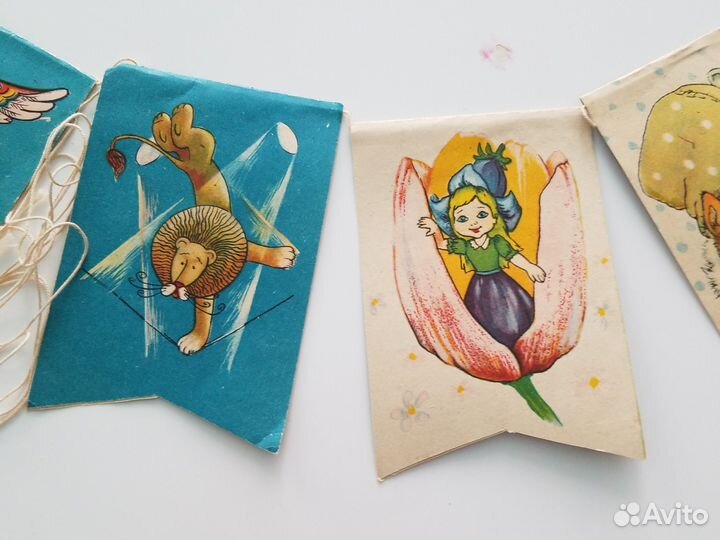 Елочные флажки СССР