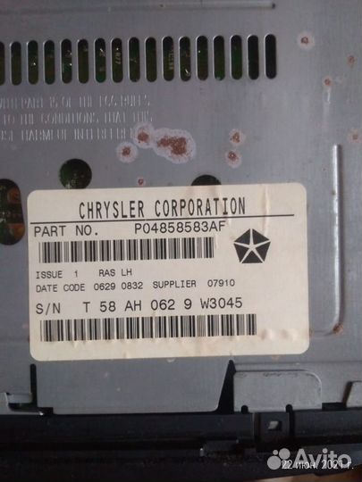 Магнитола dodge neon2