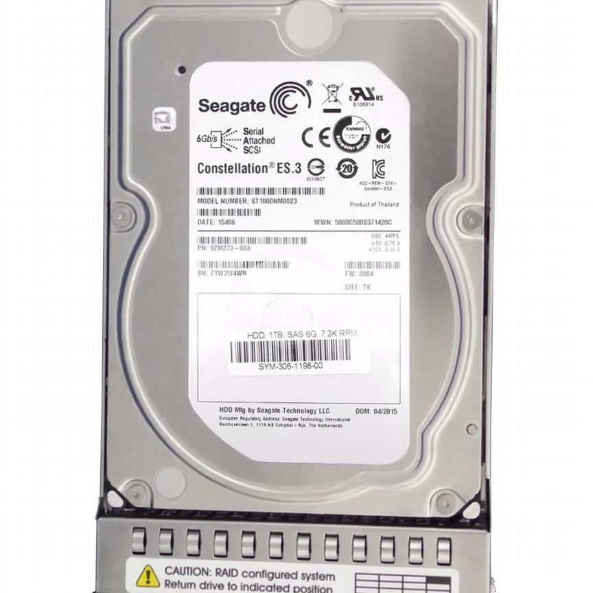 [SYM-306-1198-00] Жесткий Диск Symantec 1tb Sas 3,5" Sym-306-1198-00