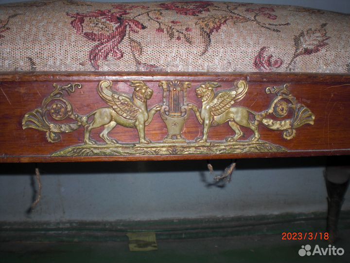 Кушетка антикварная. Французский ампир. 19 век