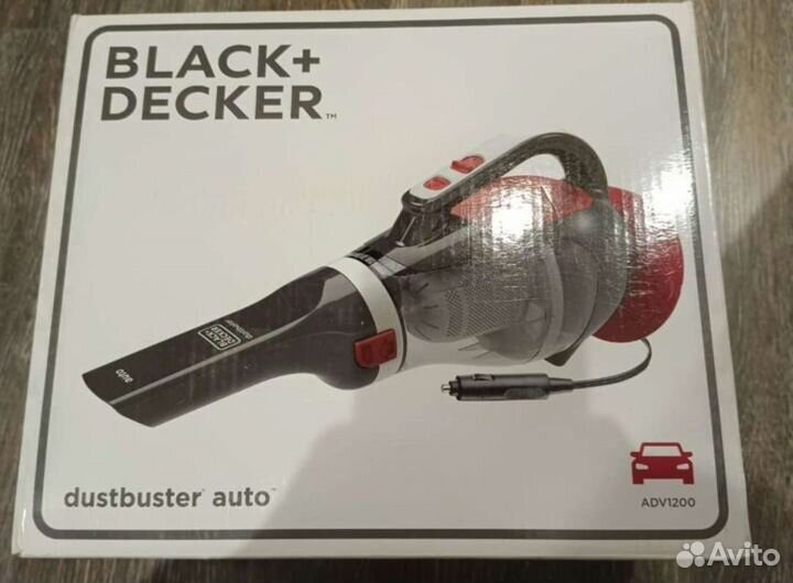 Автомобильный пылесос black decker