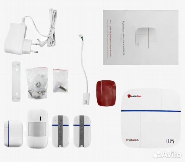 Беспроводная Интернет WiFi+GSM охран сигнализация