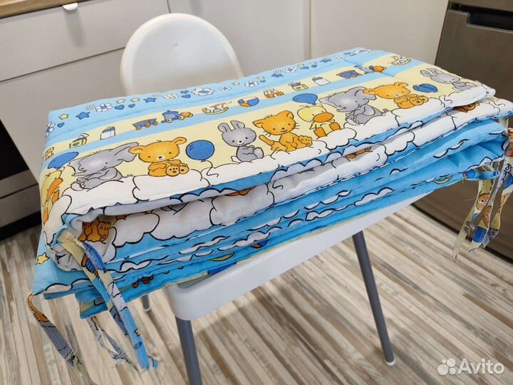 Бортики в детскую кроватку