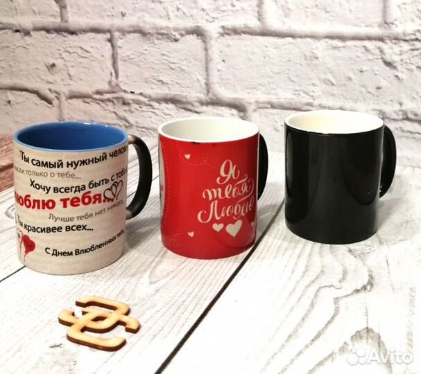 Печать на кружках, футболках, подушках, фляжках