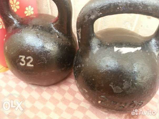 Гиря 32кг 1штука