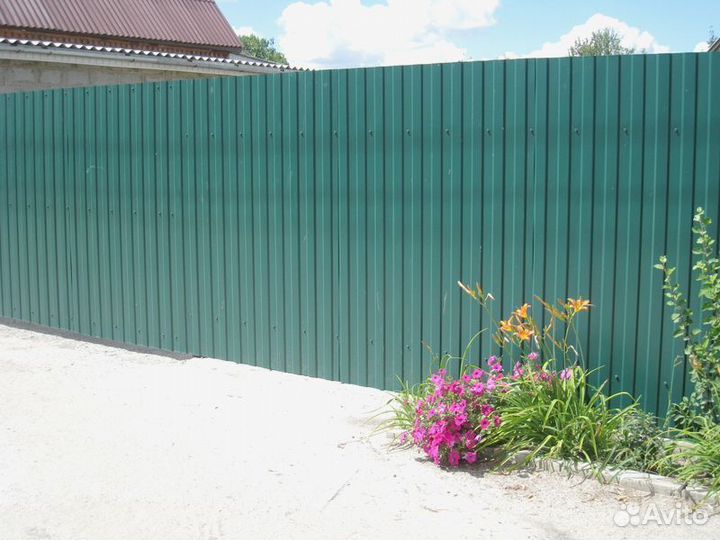 Забор из профнастила