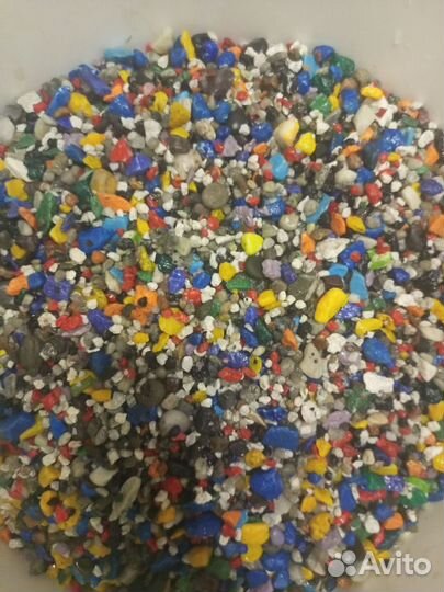 Обычный, Цветной грунт и Кораблик для аквариума