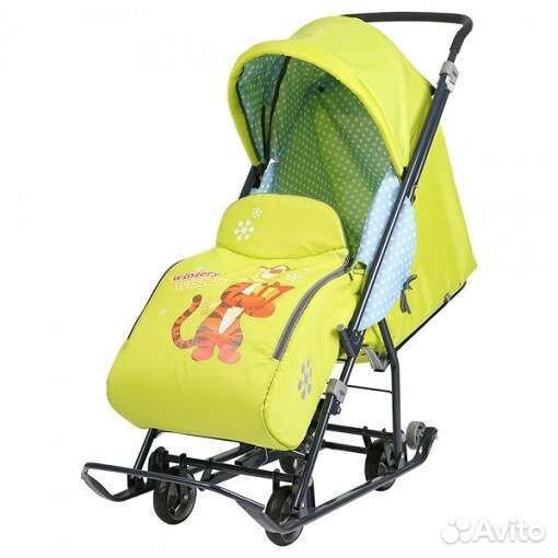 Санки коляска комбинированная Ника Disney Baby-1