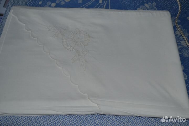 Простынь лён, хлопок - 4 шт и пододеяльник - 3 шт