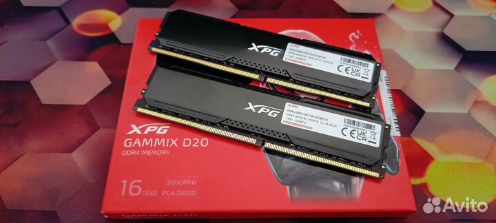 Память DDR4 3600 32GB (2*16)